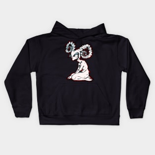 Aries is on Fire Kids Hoodie